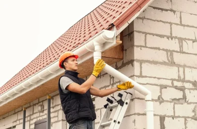 Pose et remplacement de gouttières à Cassagne